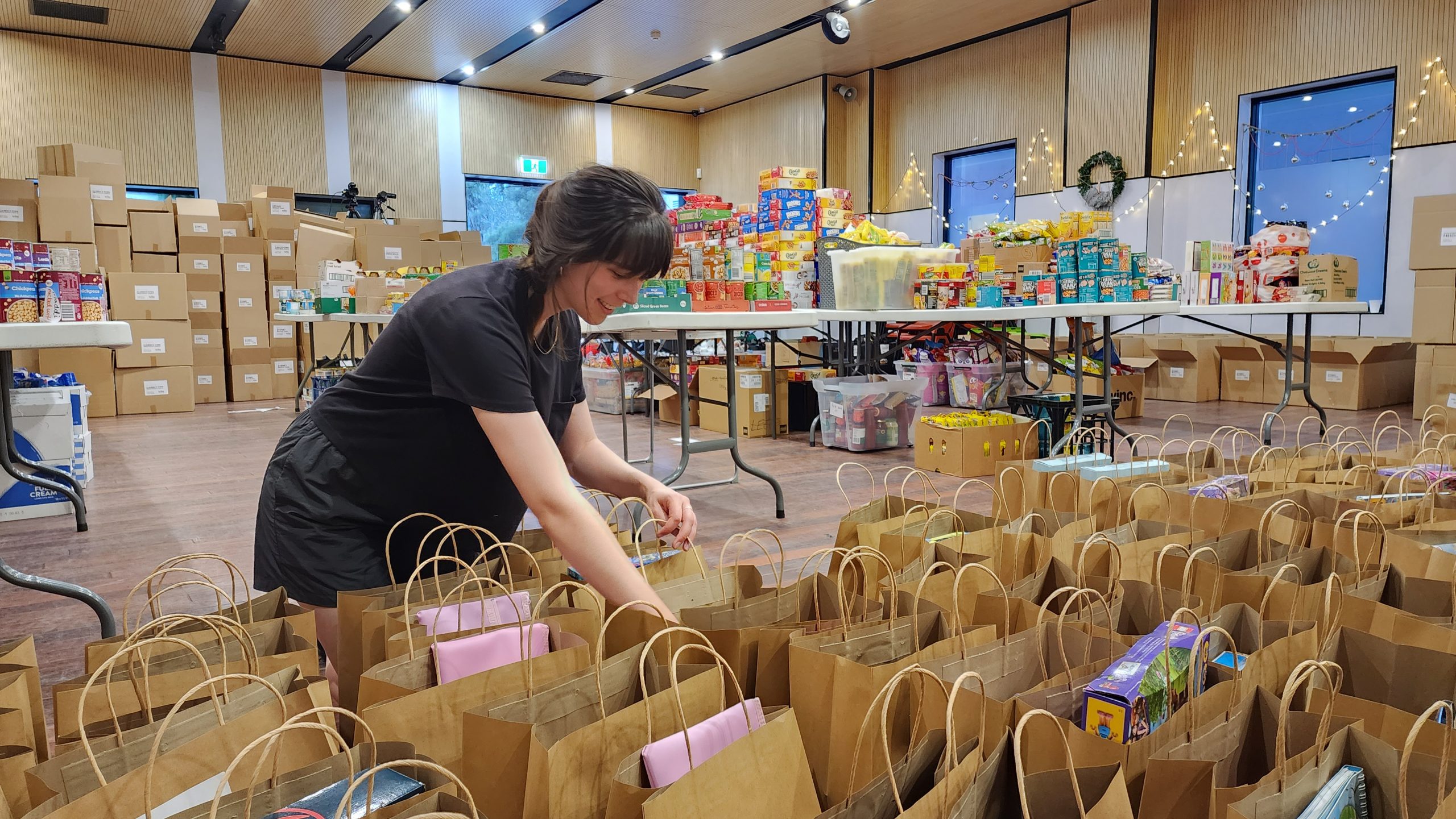 Many of the families receiving these gifts would otherwise not be able to give presents to their kids at Christmas.