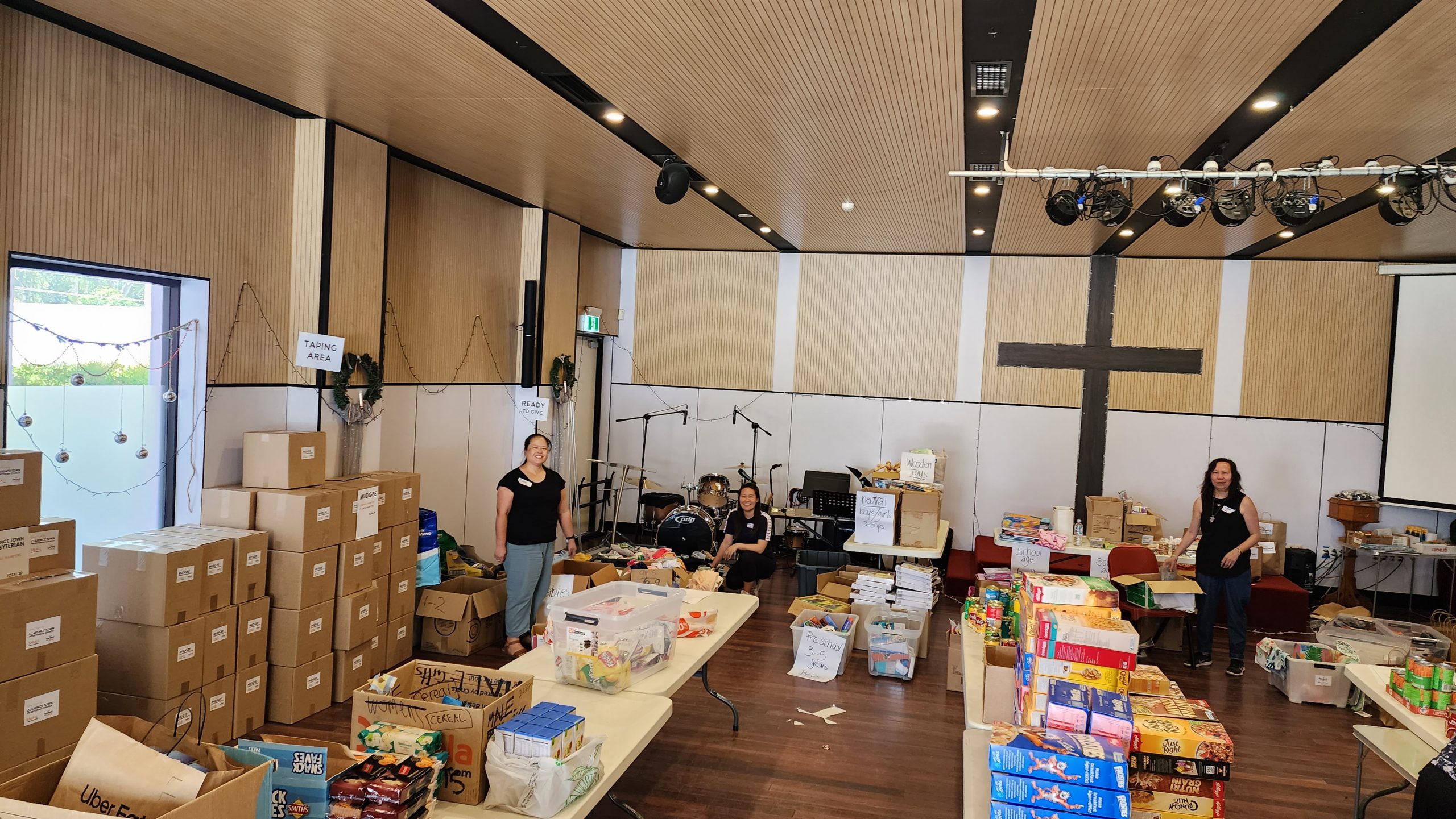 Each gift packed is thoughtfully chosen by a wonderful volunteer. Thank you to everyone who contributed their time to this - it is so appreciated!