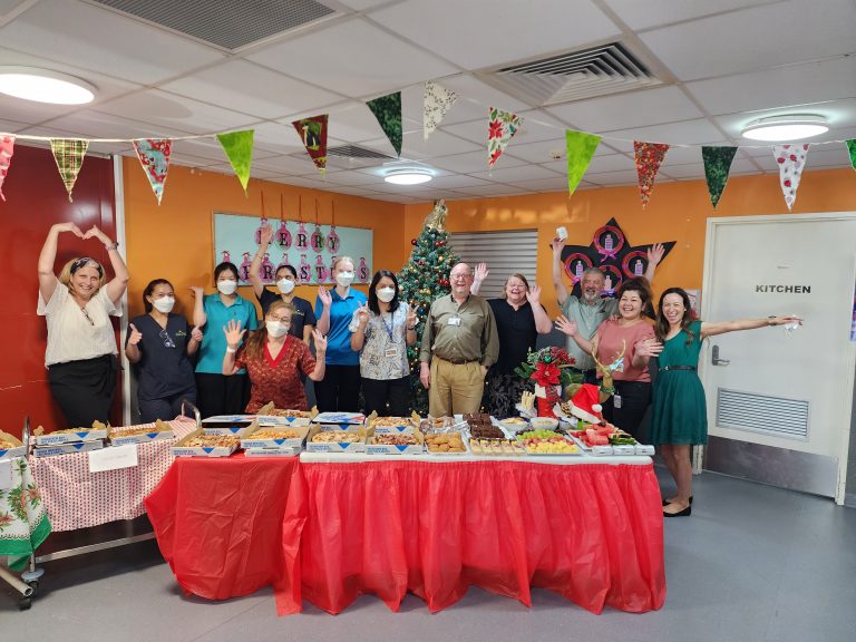 ALLOWAH: The staff at Allowah were so pleased to be able to celebrate Christmas